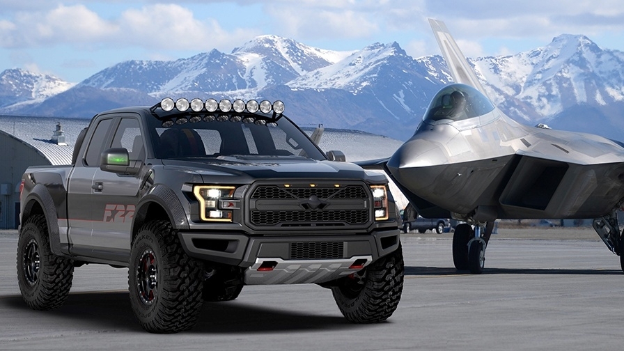 "Hàng độc" Ford Raptor F-150 độ theo phong cách máy bay chiến đấu