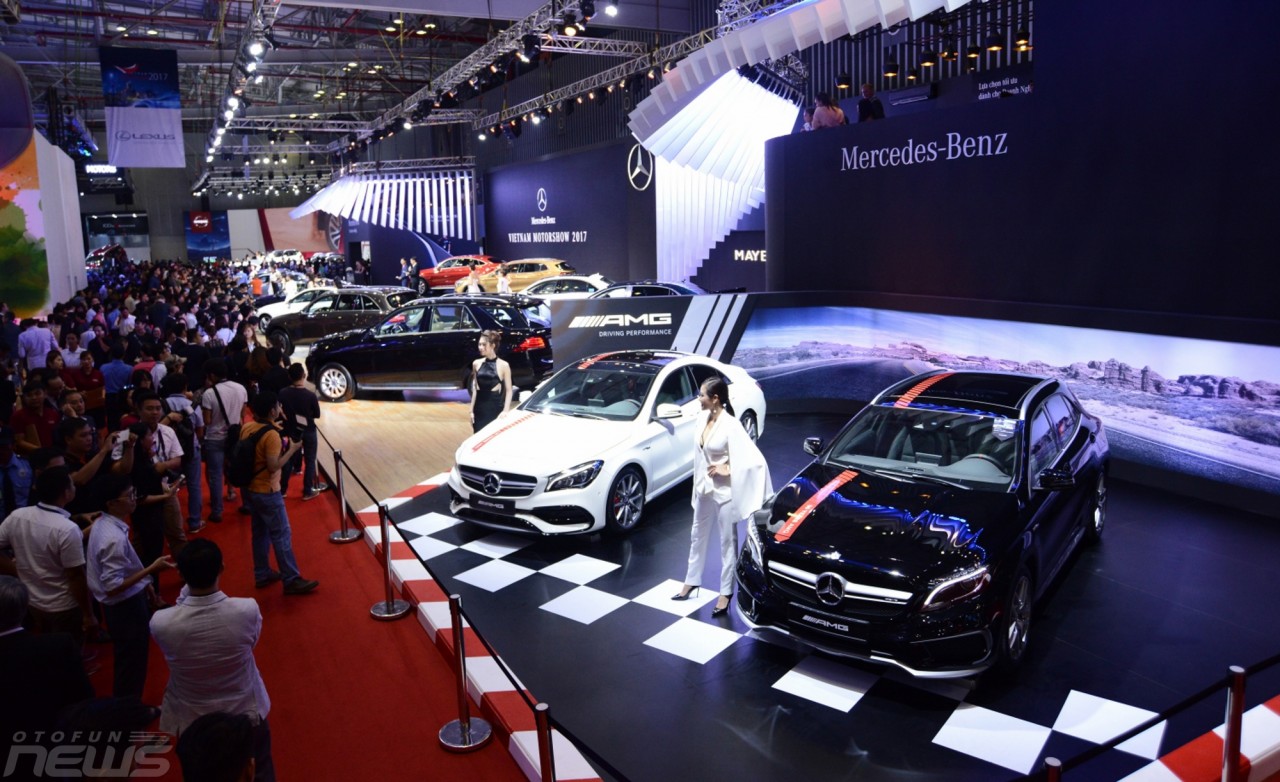 vms 2017 mercedes benz tao an tuong bang doi hinh da dang va dat gia