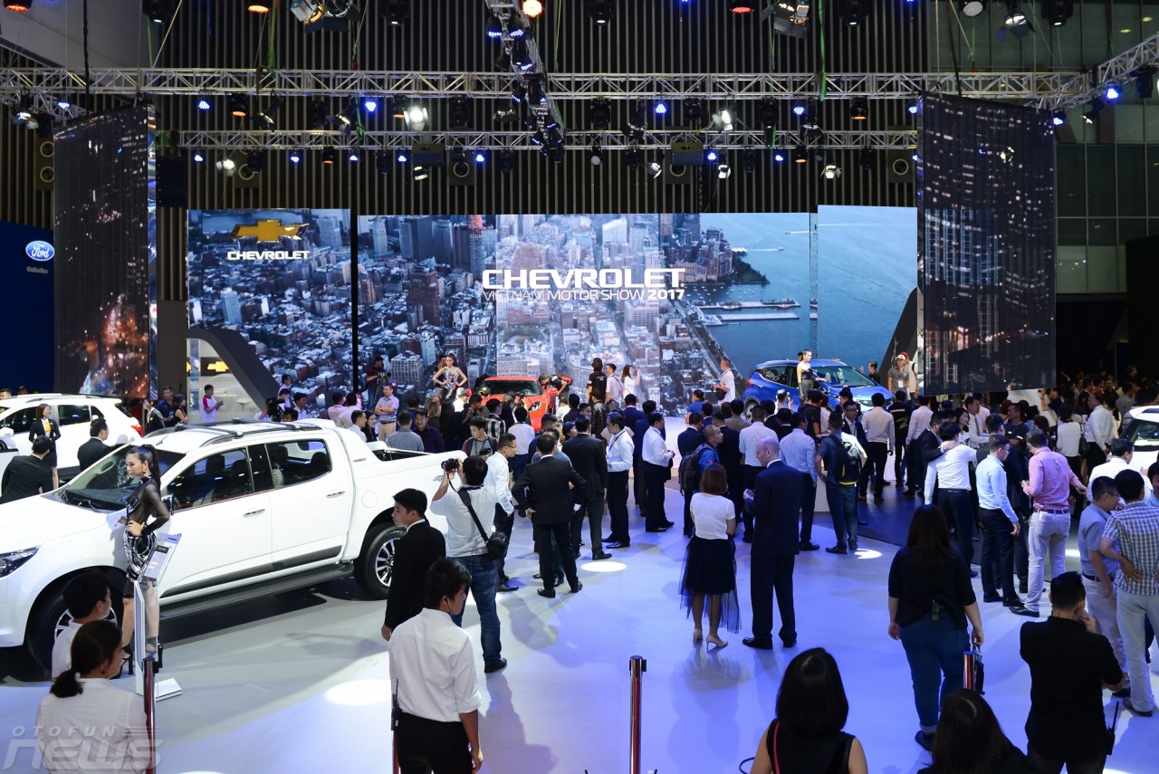 vms 2017 chevrolet mang chat my dam net den voi trien lam