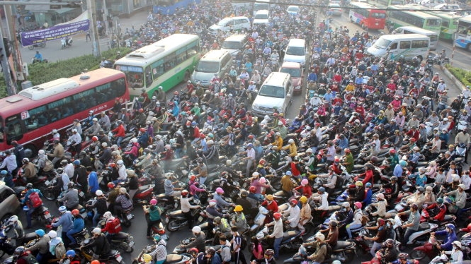 TP Hồ Chí Minh: Bao giờ cấm xe máy? tp ho chi minh bao gio cam xe may