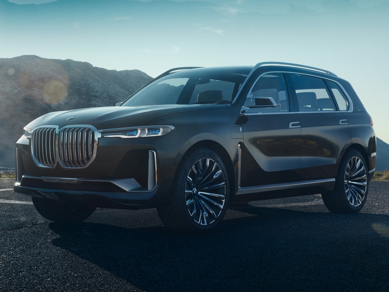 frankfurt 2017 phien ban y tuong cua bmw x7 lo anh truoc them ra mat