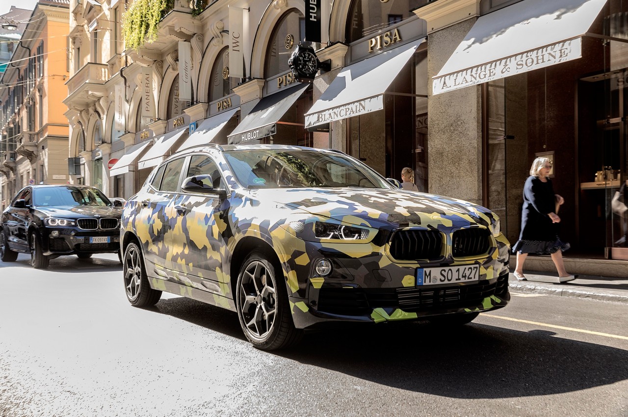 BMW "nhá hàng" SUV cỡ nhỏ X2 trong Tuần lễ thời trang Milan bmw nha hang suv co nho x2 trong tuan le thoi trang milan