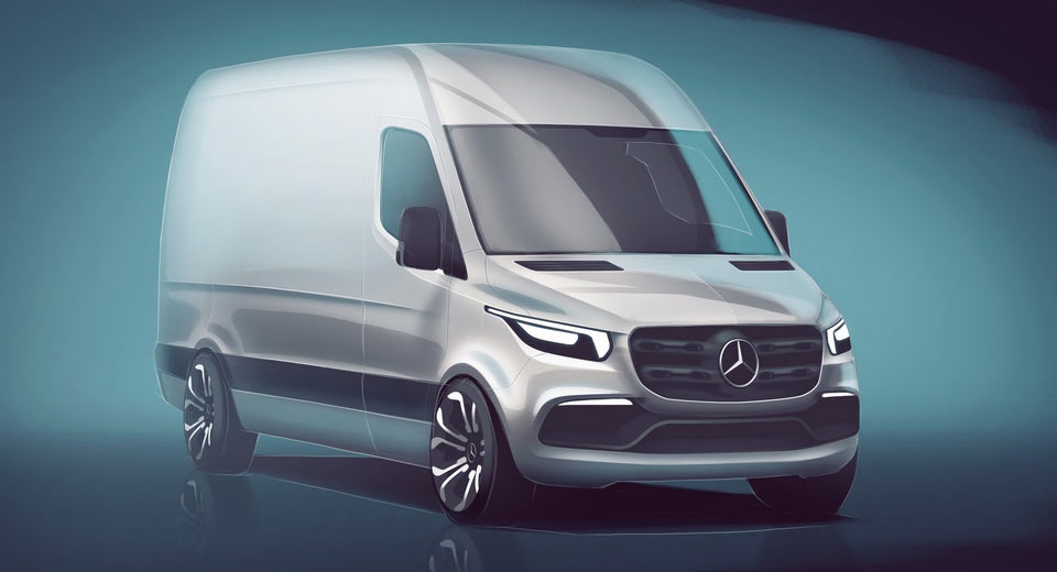 Mercedes-Benz hé lộ hình ảnh Sprinter hoàn toàn mới mercedes benz he lo hinh anh sprinter hoan toan moi