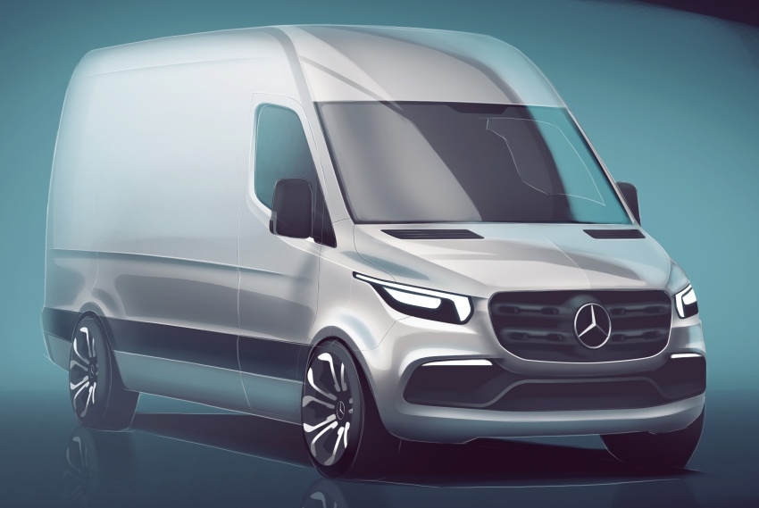 Mercedes-Benz Sprinter hoàn toàn mới lộ ảnh nội thất đầy hiện đại mercedes benz sprinter hoan toan moi lo anh noi that day hien dai