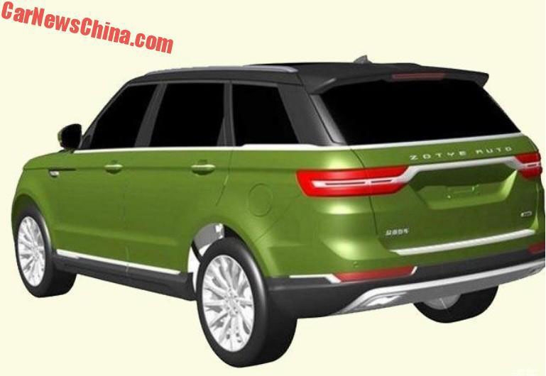 Zotye ngang nhiên đăng ký bằng sáng chế cho SUV nhái Range Rover zotye ngang nhien dang ky bang sang che cho suv nhai range rover