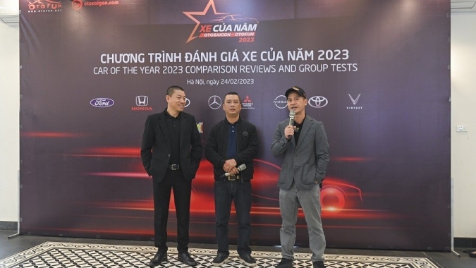 Hội đồng Giám khảo XE CỦA NĂM 2023 đánh giá cao chương trình lái thử xe