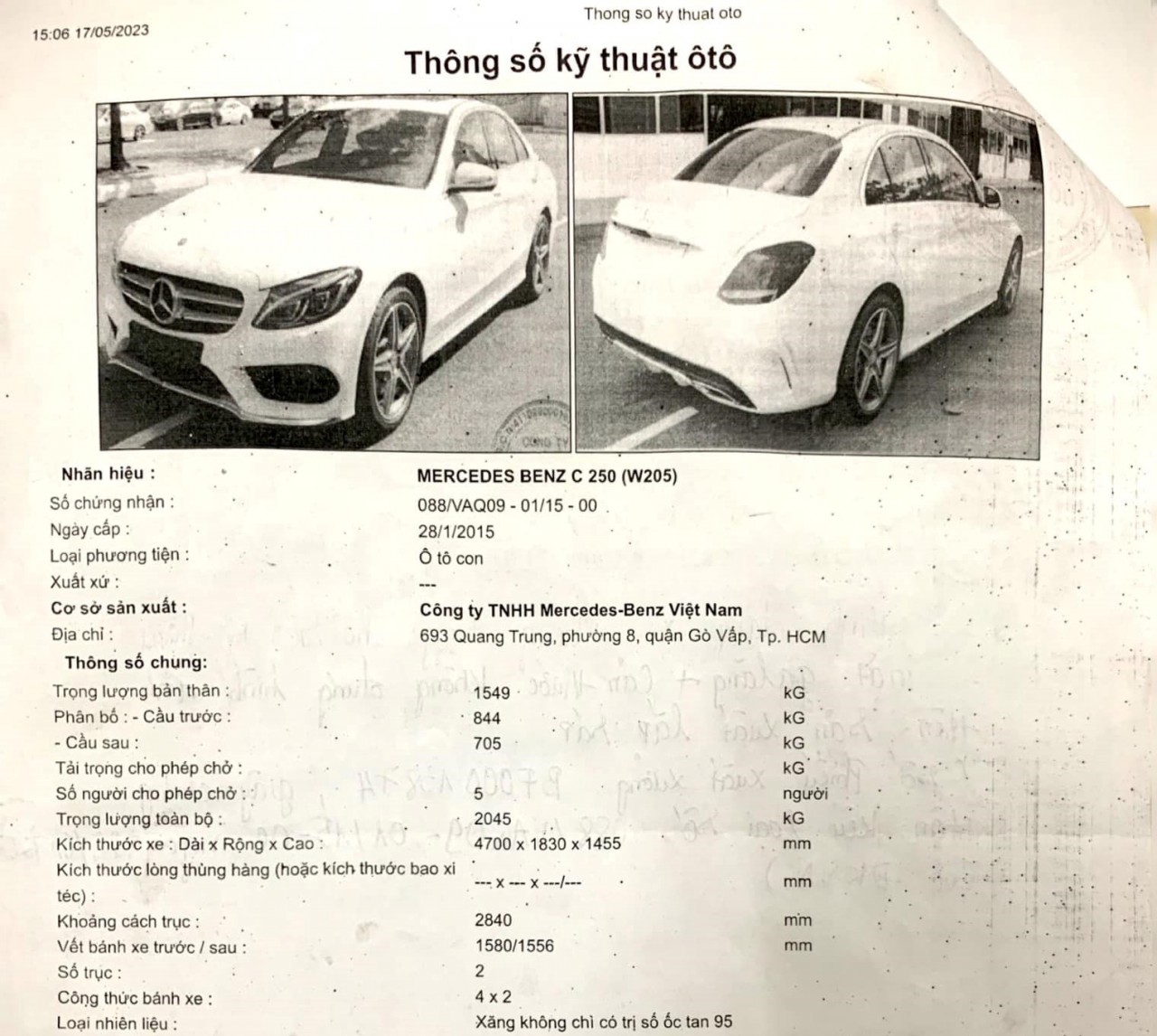 Chủ xe Mercedes-Benz bức xúc đăng kiểm vì xe nguyên bản nhưng vẫn trượt do 'mặt ca-lăng không đúng' Chủ xe Mercedes Benz bức xúc đăng kiểm vì xe nguyên bản nhưng vẫn trượt do 'mặt ca-lăng không đúng'