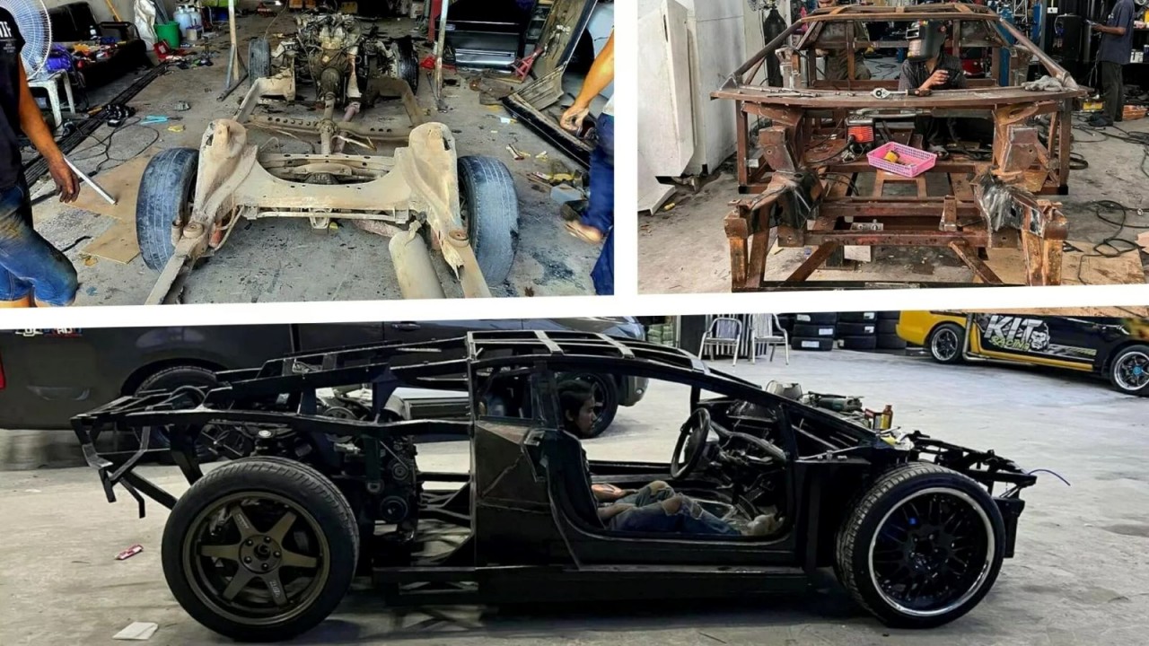Thợ Thái Lan chi 270 triệu đồng biến hình Toyota Crown 43 tuổi thành Lamborghini Aventador Thợ Thái Lan chi 270 triệu đồng biến hình Toyota Crown 43 tuổi thành Lamborghini Aventador