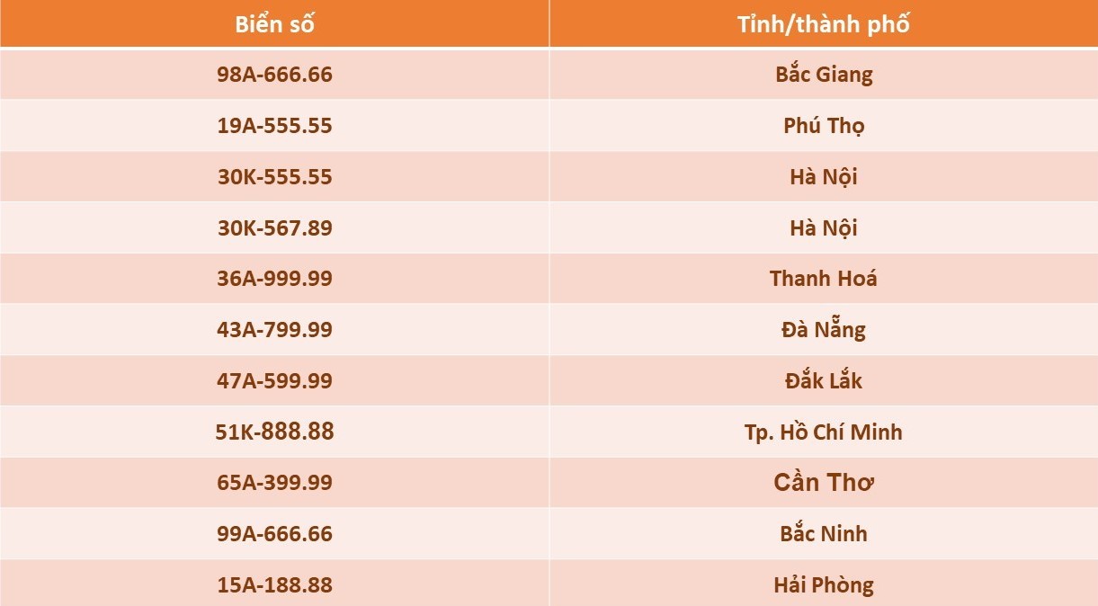 Công bố thời gian tổ chức đấu giá lại biển số đẹp sau sự cố sập web Công bố thời gian tổ chức đấu giá lại biển số đẹp sau sự cố sập web