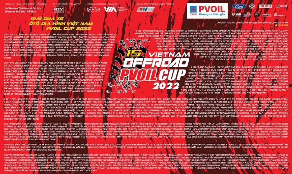 [PVOIL VOC 2022] Tổng kết giải đua ô tô địa hình Việt Nam PVOIL CUP 2022
