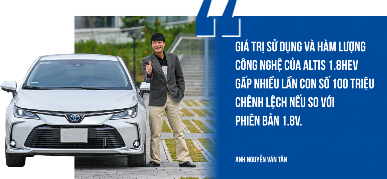‘Tôi mua Corolla Altis 1.8HEV vì hiểu được bản chất công nghệ hybrid’
