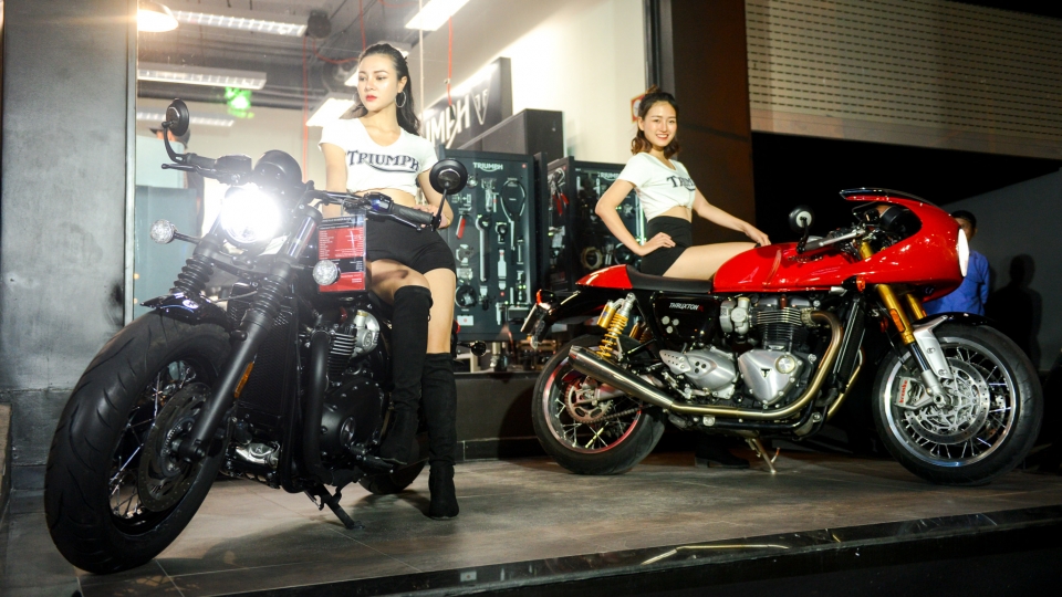 Triumph khai trương showroom đầu tiên tại Hà Nội triumph khai truong showroom dau tien tai ha noi