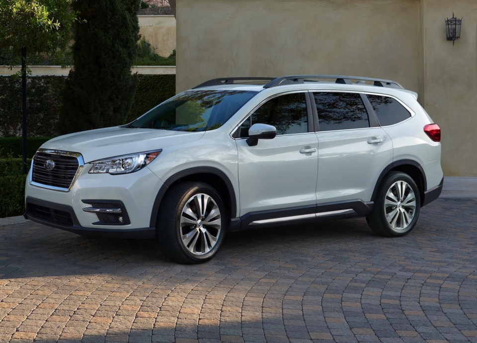 los angeles 2017 suv 7 cho subaru ascent 2018 da chinh thuc lo dien