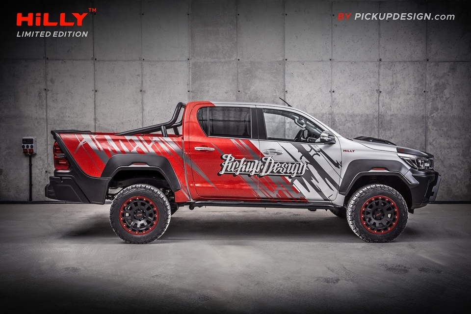 toyota hilux ngau hon qua ban tay carlex design