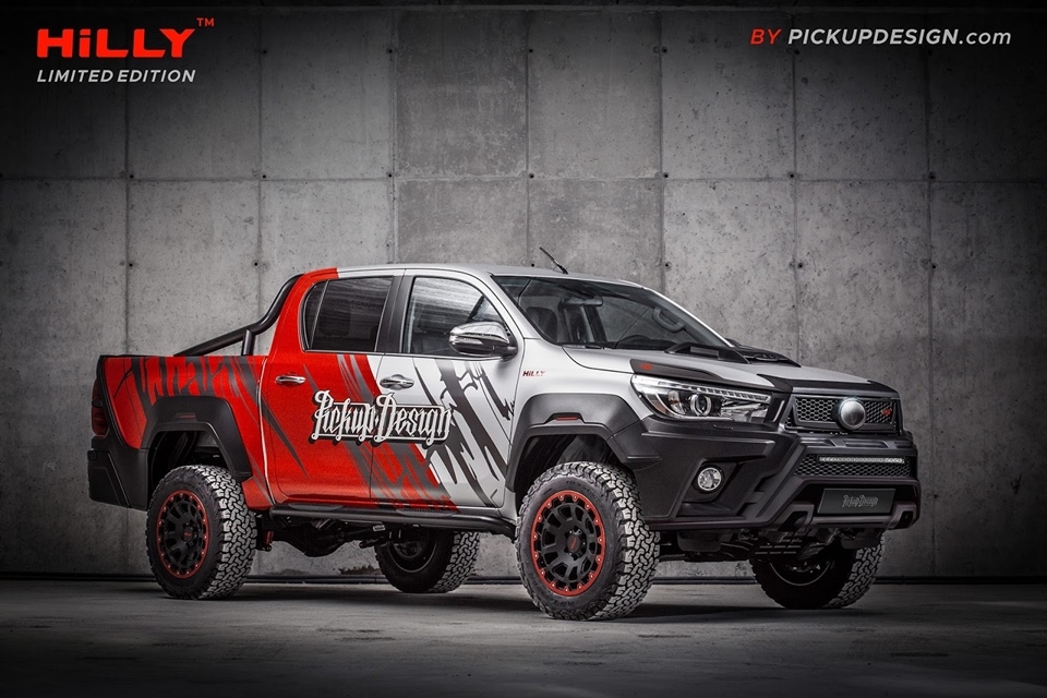 toyota hilux ngau hon qua ban tay carlex design