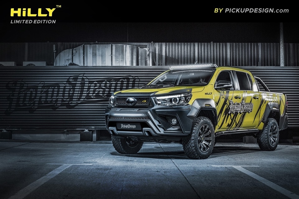toyota hilux ngau hon qua ban tay carlex design