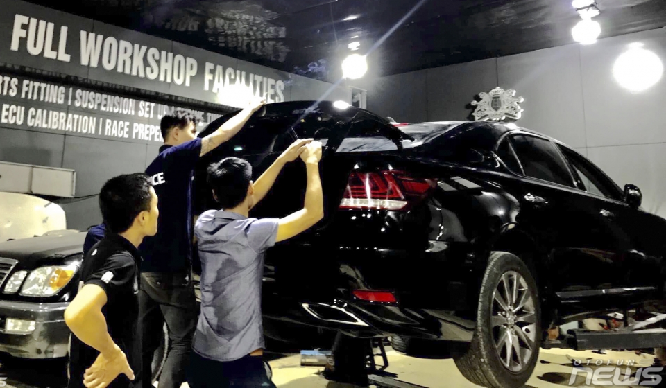 nang cap lexus ls460 2008 len doi 2017 chi voi 350 trieu dong