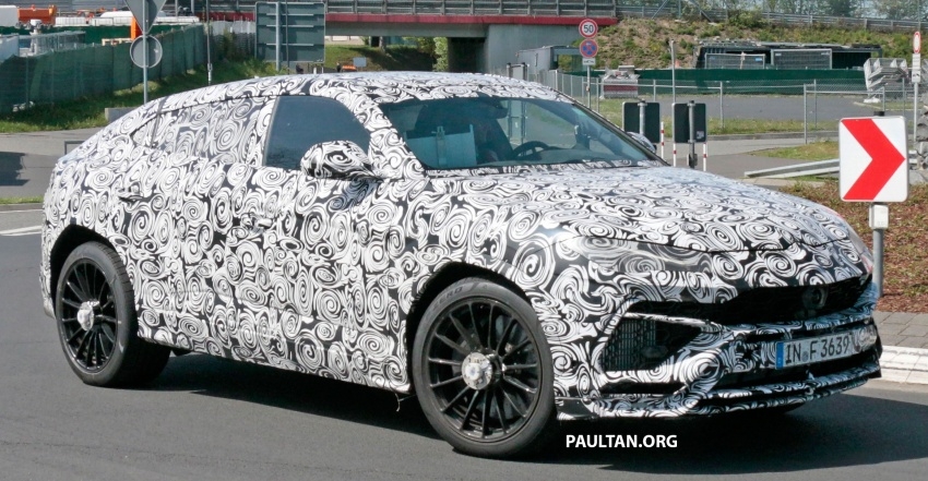 sieu suv lamborghini urus xuat hien tai truong dua nurburgring
