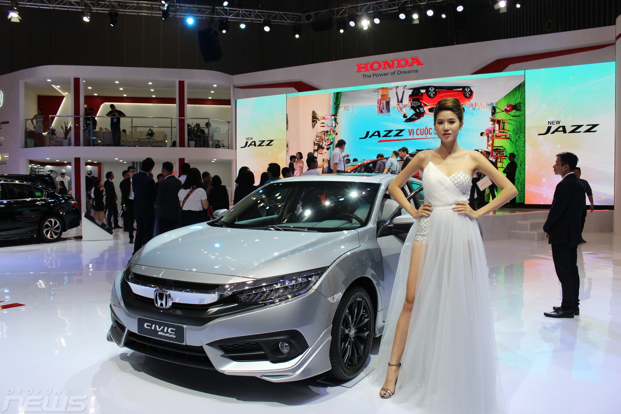 vms 2017 civic modulo jazz gay chu y tai gian trung bay cua honda viet nam
