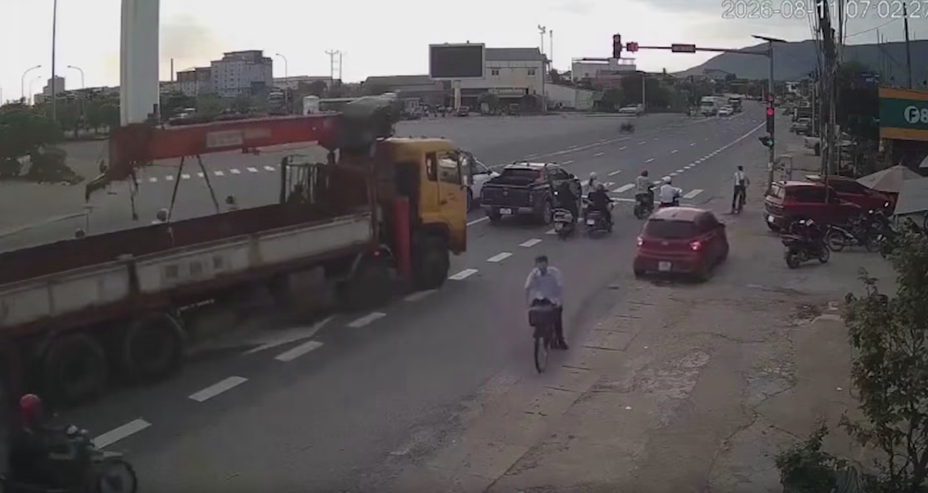 Tai nạn giao thông liên hoàn tại Hà Tĩnh