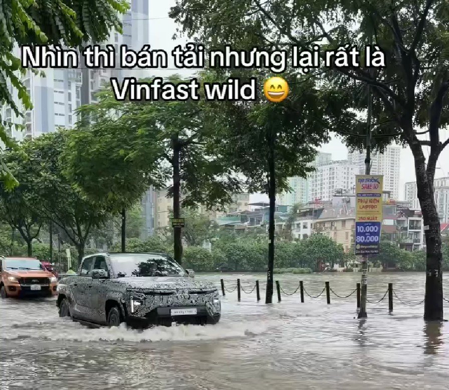 VinFast VF Wild lội nước